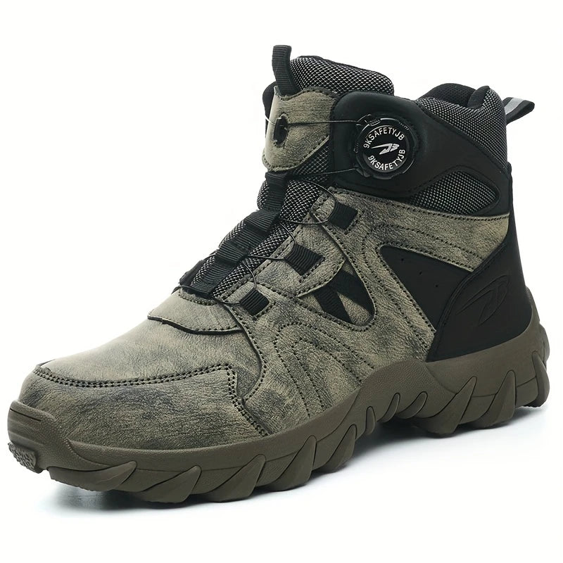 Chaussures de Travail Mi-Hautes pour Homme – Légères, Flexibles et Respirantes