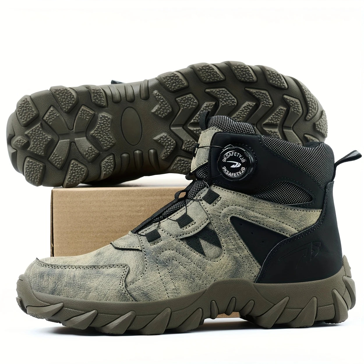 Chaussures de Travail Mi-Hautes pour Homme – Légères, Flexibles et Respirantes
